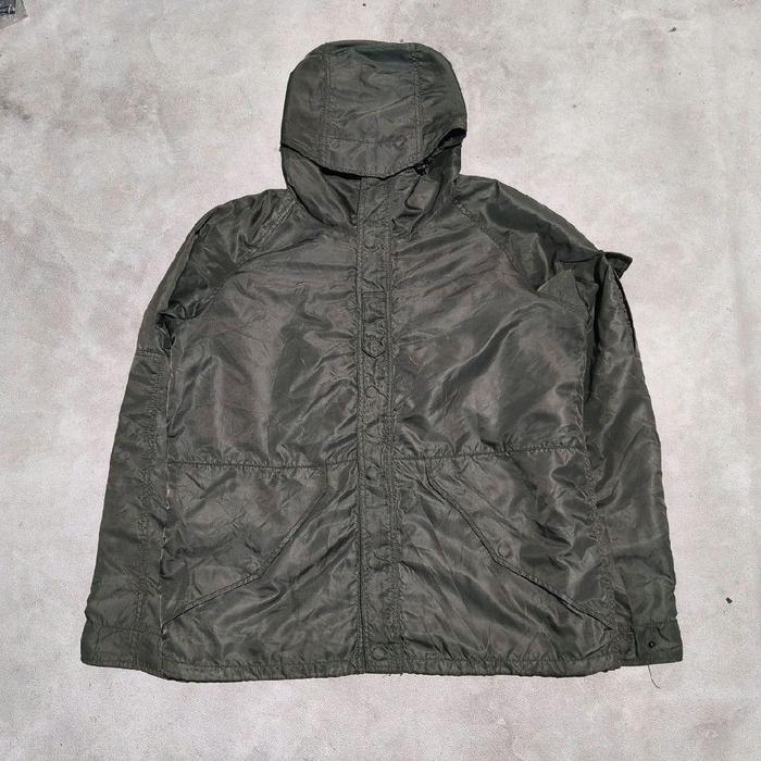 Jaket vtg vintage parka army militery avirex 3328 hijau army bekas