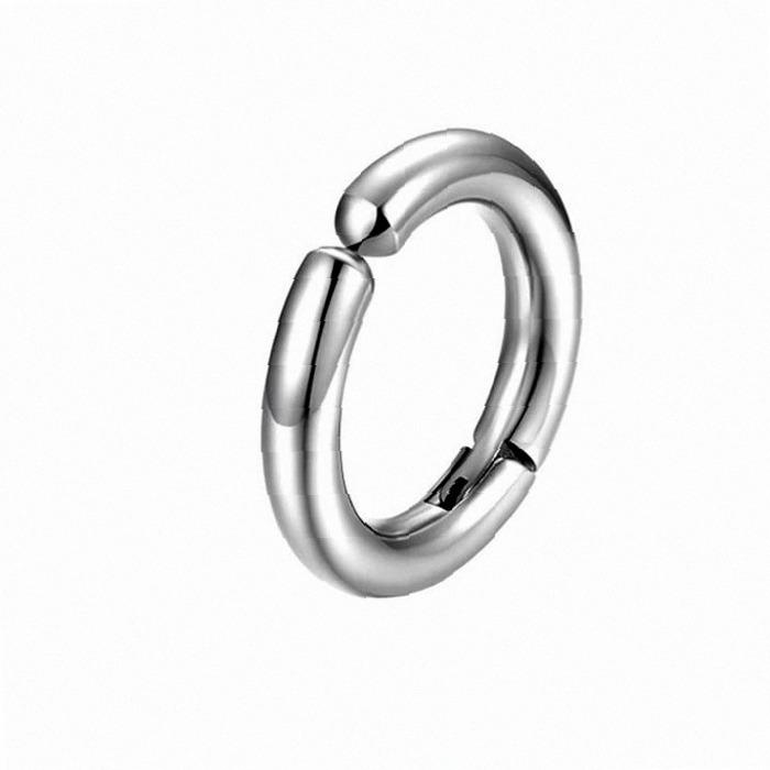 pusar tanpa tindik jepit Penerimaan Pria dan Wanita Baja tahan karat Kulit Stainless Earrings Hadiah