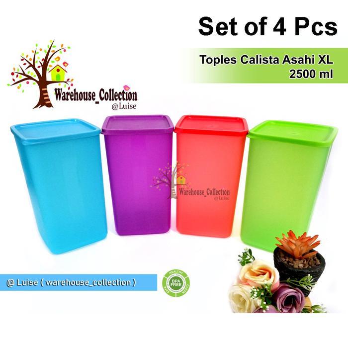 4PCS TOPLES 2500ML//2200ML LONG ASAHI CALISTA / TOPLES TINGGI  / TOPLES SEMPRONG / TOPLES KUE LEBARA