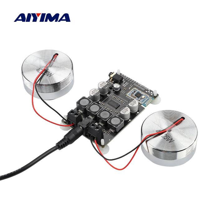 AIYIMA Speaker getaran resonansi 2 inci, suara Bluetooth 5.0 TPA3118,