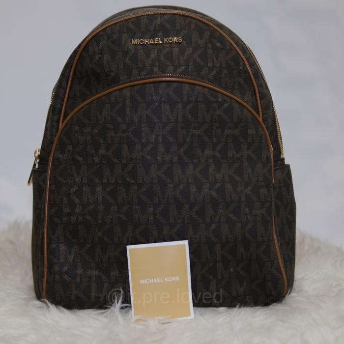 MICHAEL KORS | Abbey Backpack Large Brown