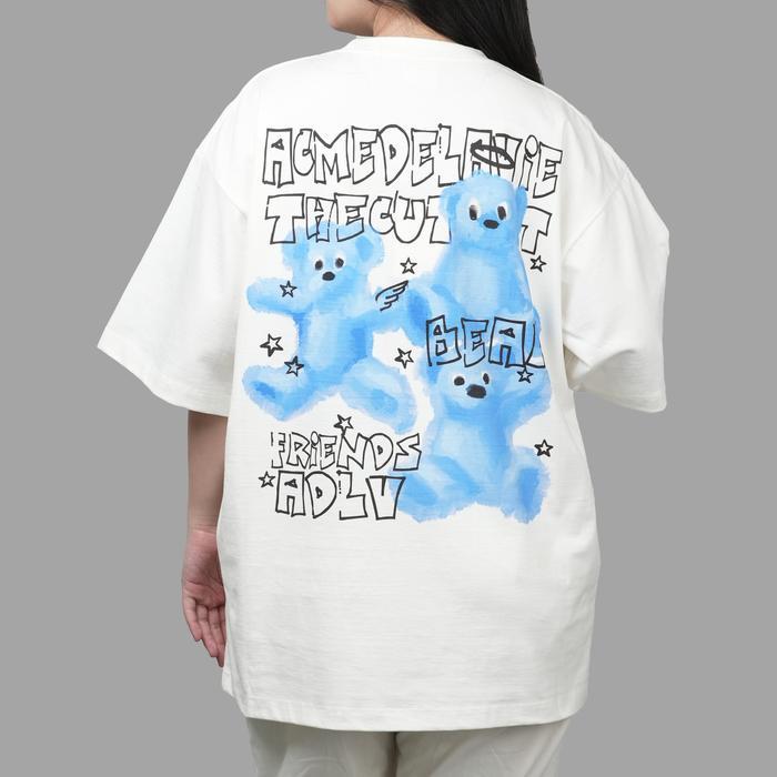 ADLV Crayon Three Bear Blue Cream Tee ( 100% Authentic )