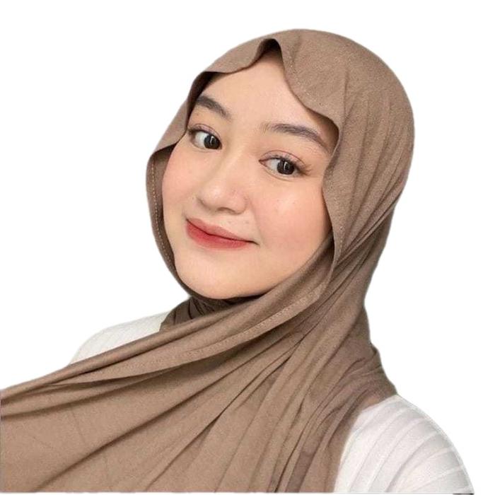 Alena hijab - pasmina kaos rayon - hijab meleyot - jilbab pasmina