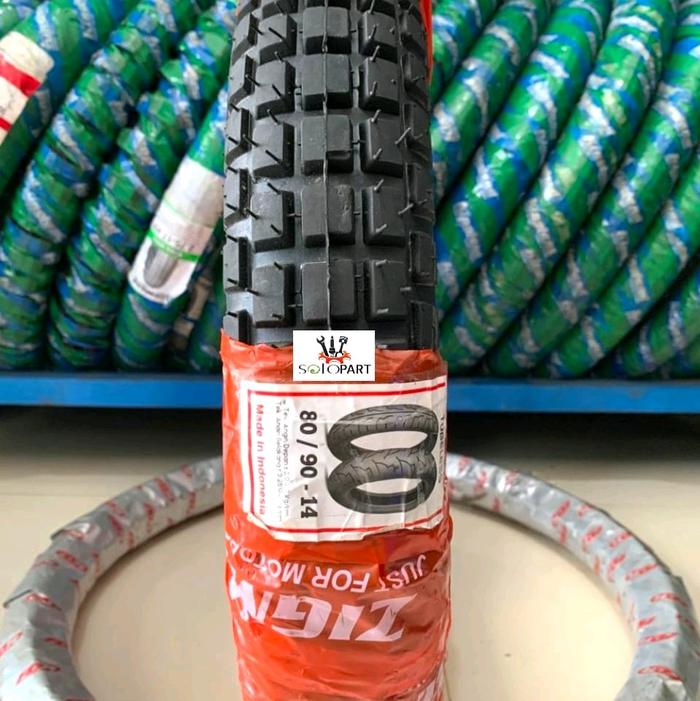 Ban Motor Zigma 80/90-14 Ring 14 Tubeless ban 80/90-14 ban tubles 80/90-14 ban motor ring 14 ban mat