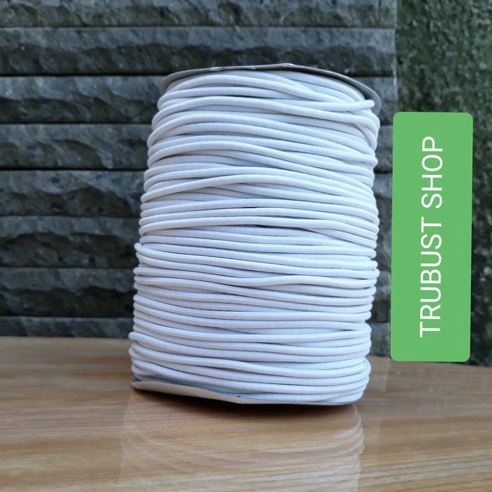 Terlaris Tali Kur Tali Elastis Karet String Uk 3Mm Jual Per 1Rol Isi 90Meter Good Quality