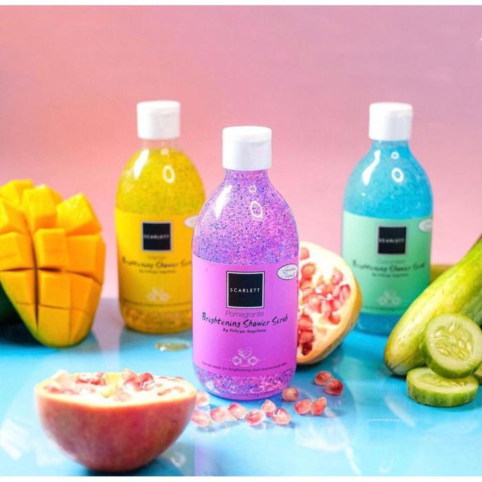 SCARLETT Body Charming Serum Acne Shower Scrub Day Night Lotion cream body scrub WHITENING scarlett