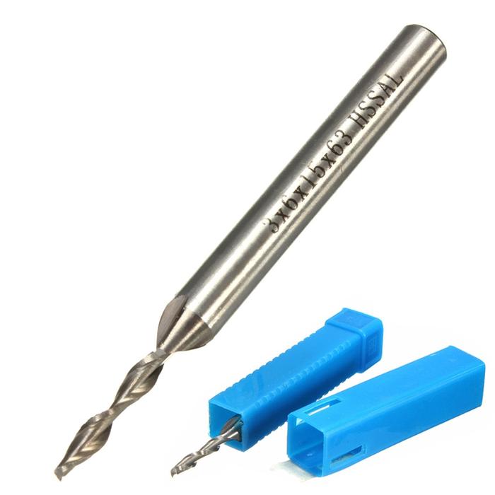 1Pcs HSS & Aluminium End Mill Extra Long 3mm Cutter CNC Drill Bit