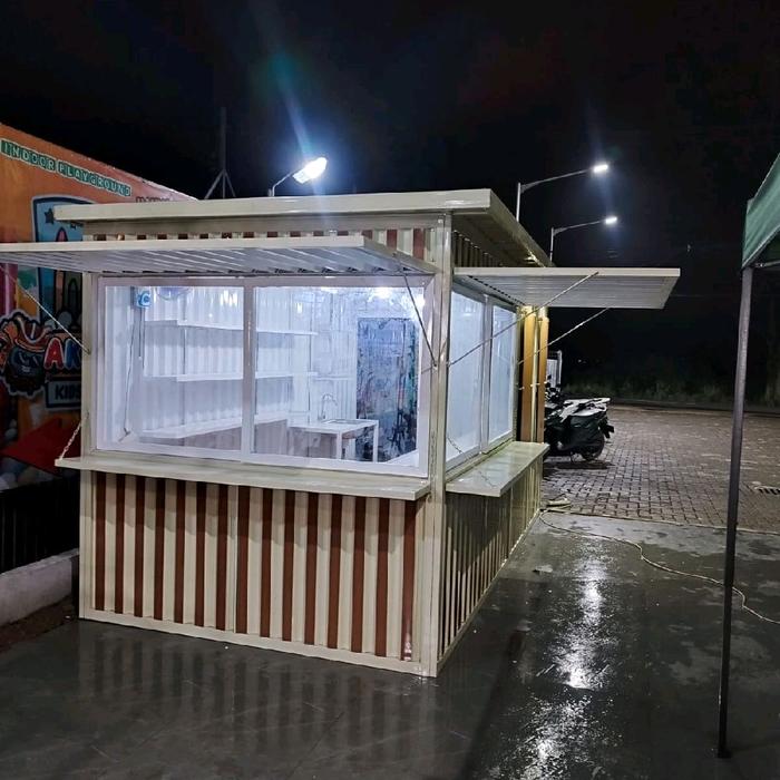 kontainer custom/ booth container/ booth semi container/custom container
