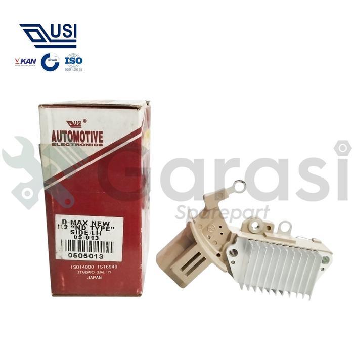 (BERGARANSI) IC Regulator Alternator Dinamo Ampere Isuzu D-MAX DMAX 4JJ1 KAKI 2 KIRI USI ORIGINAL
