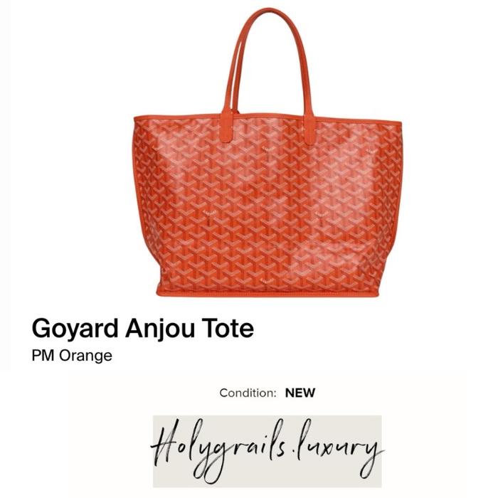 Goyard Anjou Tote PM Orange 100% Original