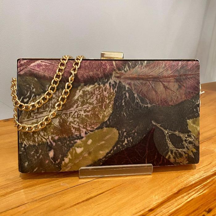 Tas Ecoprint Kain Sutra Kotak Seri Alesha