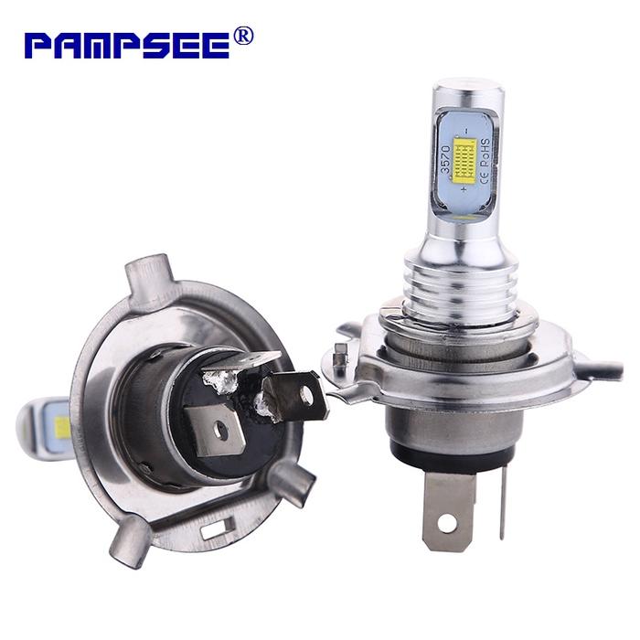 PAMPSEE LED Mini H4 LED H7 Lamps For Cars Headlight Bulbs H1 led H8