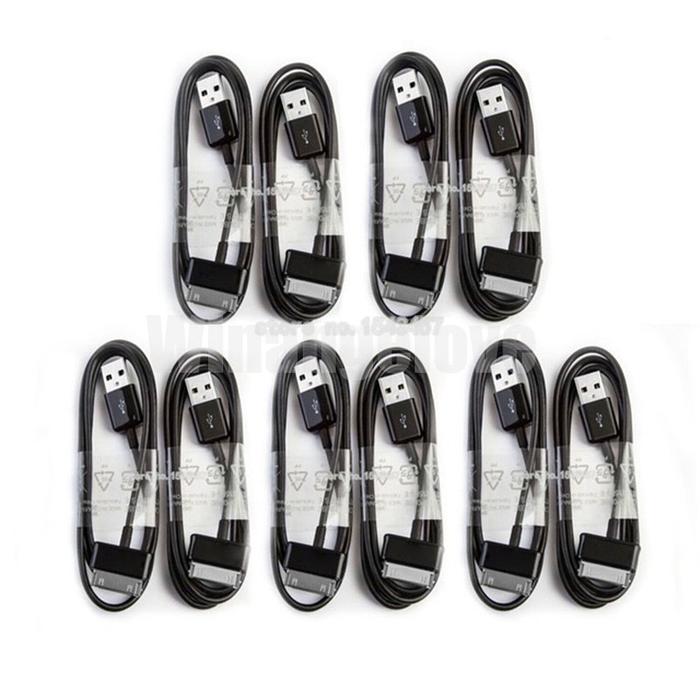 10 Buah/Lot Kabel Data Pengisi Daya USB untuk Samsung Galaxy Tab 2
