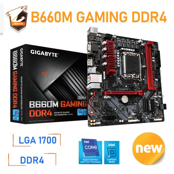 LGA1700 Gigabyte B660M GAMING DDR4 Motherboard Twelfth generation
