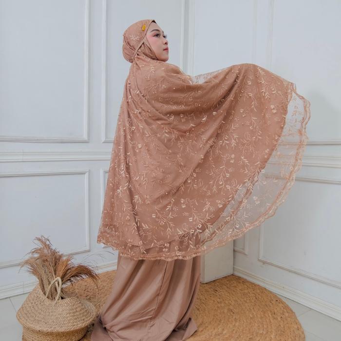 PREMIUM (READY) terjamin MUKENA BRUKAT FULL - MUKENA JUMBO-MUKENA  DEWASA TERBESTSELLER 2in1Mukena -