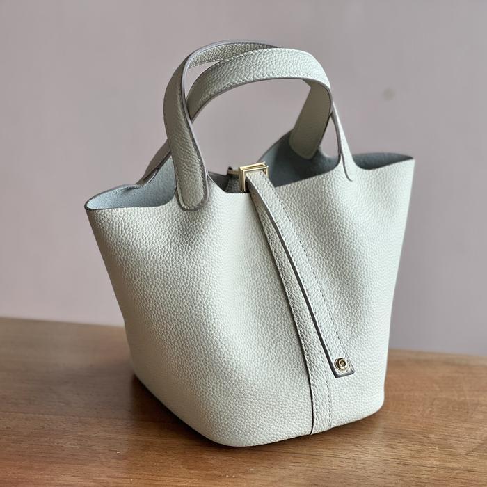 Picotin Handbag Real Leather