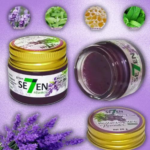 Se7en Moisturizing Herb Lavender - Sleep Balm & Lemongrass antin yamuk
