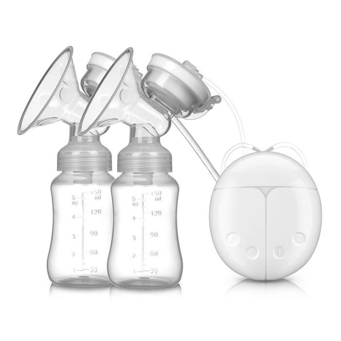 New Electric Double Breast Pump USB BPA Free Breast Pumps Baby Breast