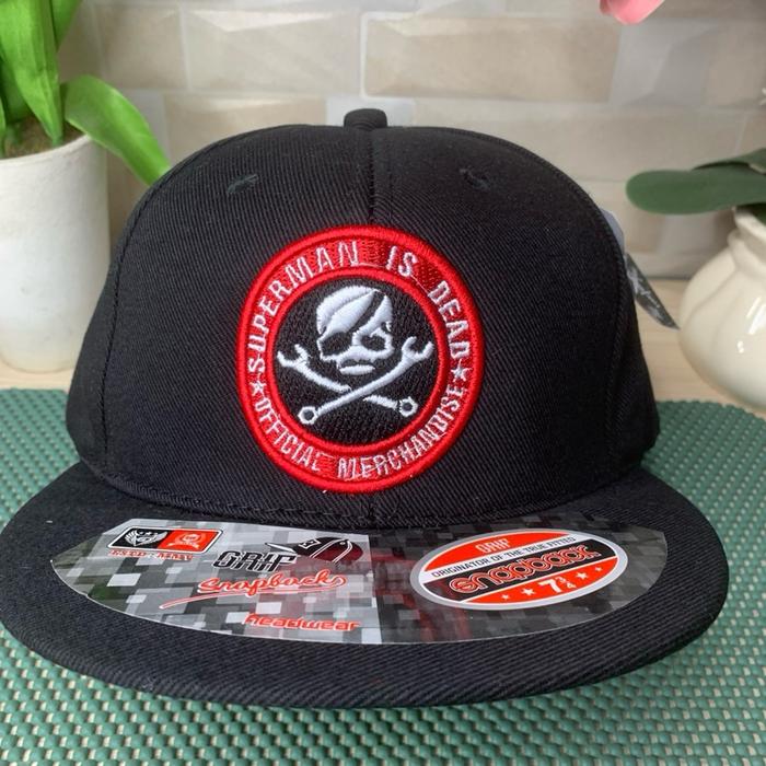 Topi Superman Is Dead Official Merchandise Hitam