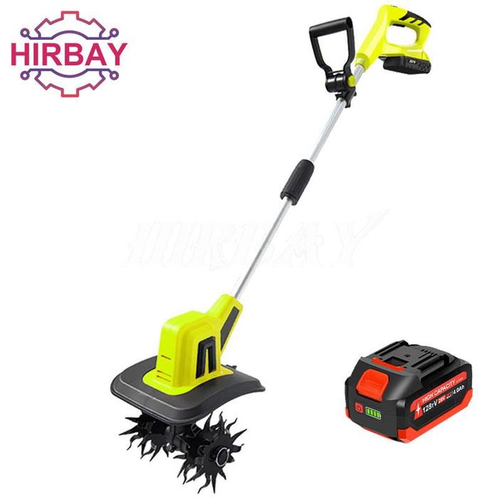 20V Handheld Electric Ripper Cultivator Garden Rotary Tiller Cordless  Weeder Garden Tractor Power T
