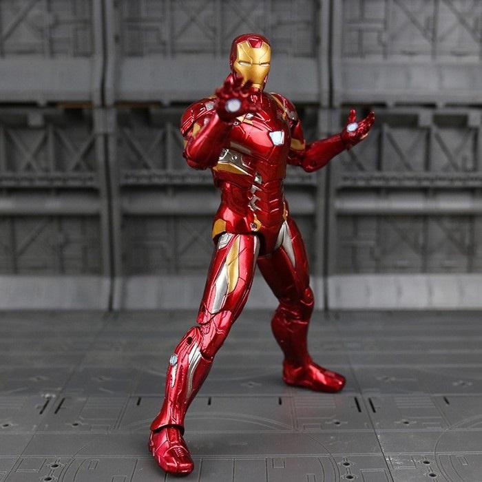 Figure Iron Man Mark 50 Action Figure Recast Ironman MK 50 MK 46 Toy Toys Mainan