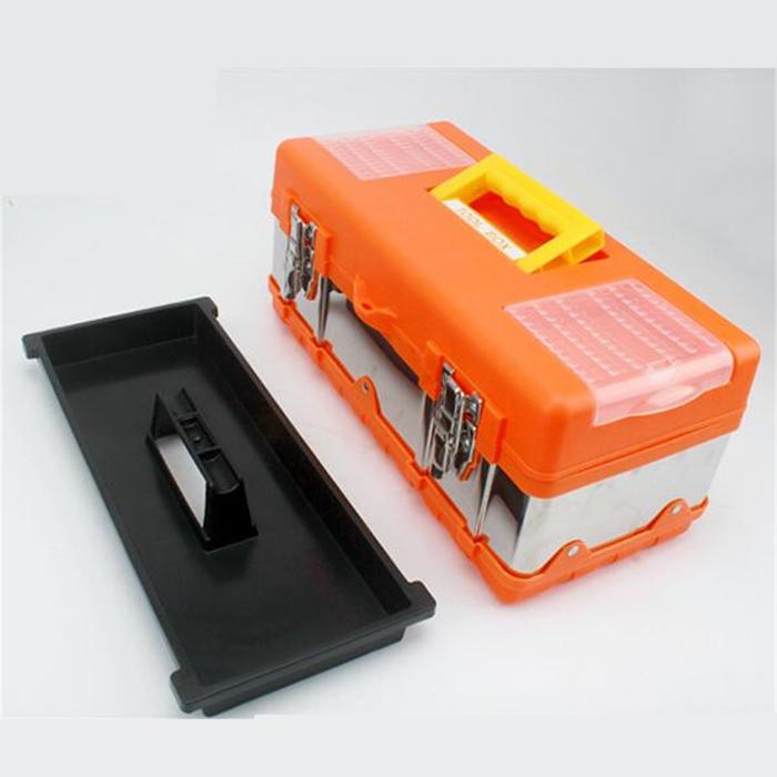Stainless Steel Repair Toolbox Iron Large Thickened Small