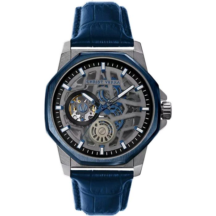 Jam Tangan Pria Christ Verra 53603G Automatic Tali Kulit Original