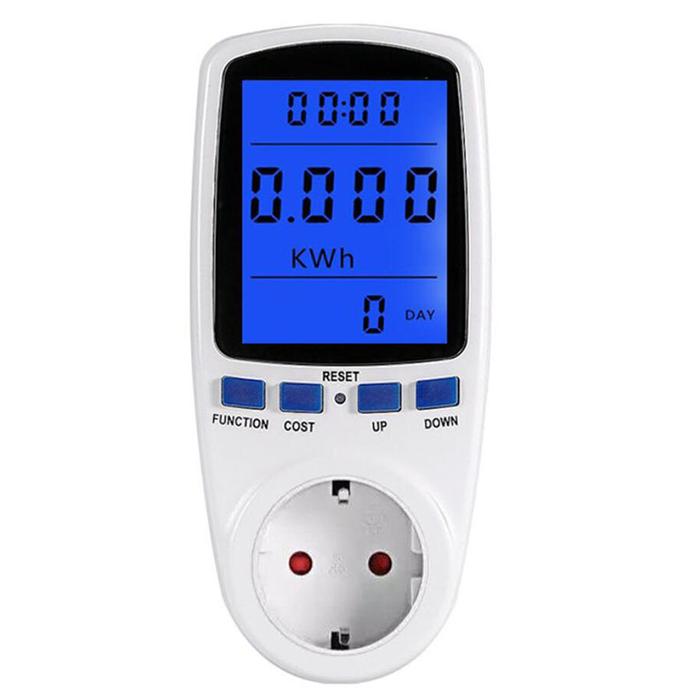 Socket Digital Wattmeter Power Consumption Watt Energy Meter Kwh AC