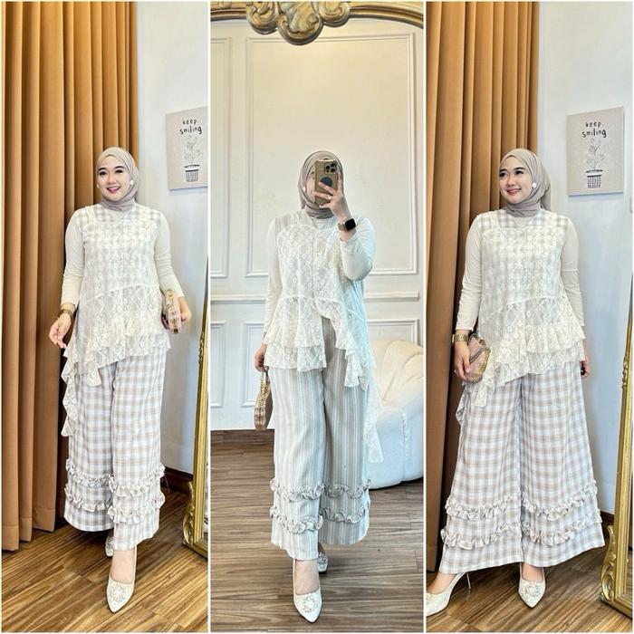 One Set Felicia One Set Celana Setelan Wanita