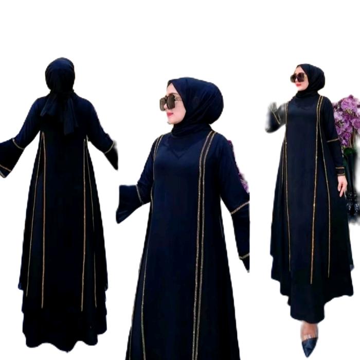 Abaya - Abaya Hitam Polos - Gamis Abaya Turkey Arabian