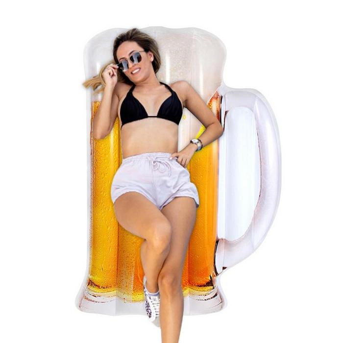 Floats For Swimming Pool Beer Mug Inflatable Swimming Pool