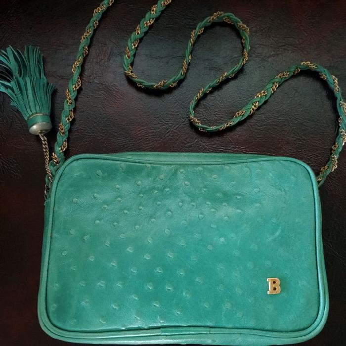 Tas Bally slingbag vintage selempang bahu wanita