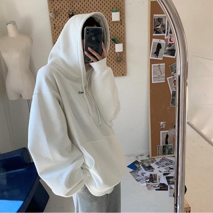 S - XXXXXL(6XL) Hoodie COEXISTENCE Jumper Fleece hoodie korean style pria BIG SIZE Unisex Korean Sty