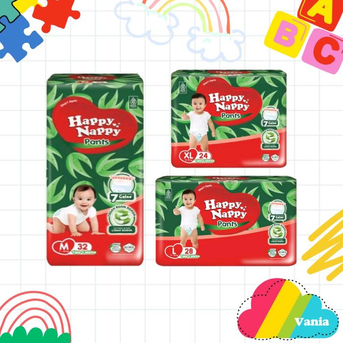 HAPPY NAPPY PANTS [S40, M32, L28, XL26]