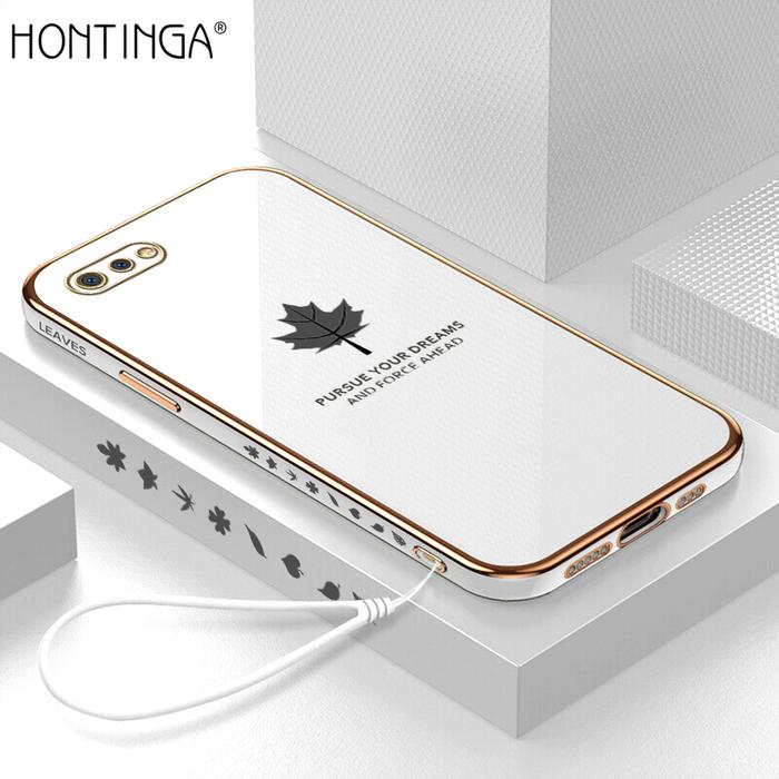 Hontinga Casing Ponsel untuk Realme C2 OPPO A1k, Pelindung Belakang