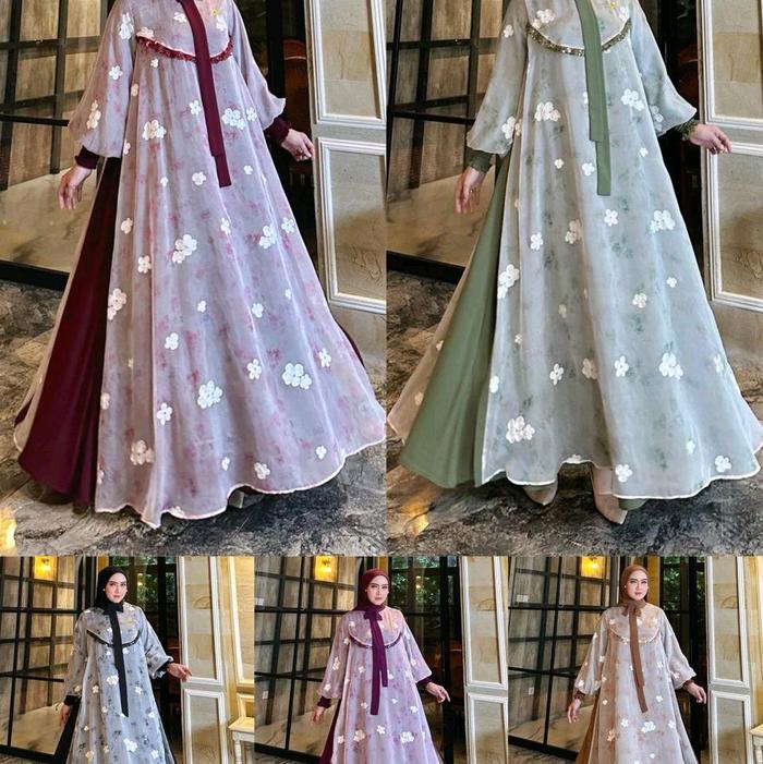 Gamis Premium Zoya Dress ORI by Ninona