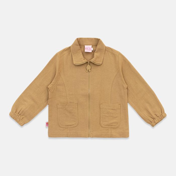 Linen Jacket/ Jacket Woven Anak Perempuan Khaky/ Rodeo Junior Girl Urban Casual