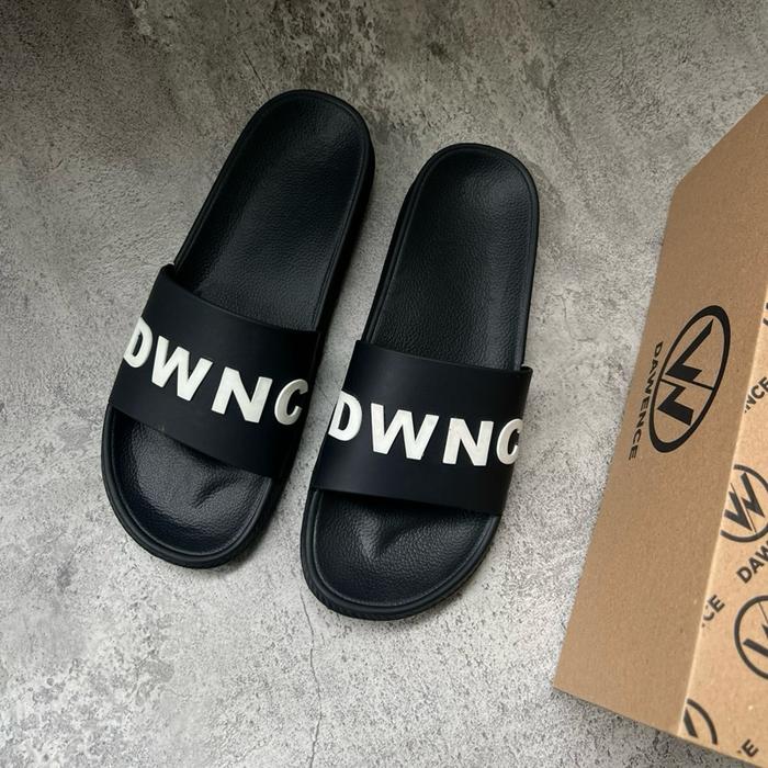 Dawence - Piero White Sandal pria karet sendal Selop Slip On Casual Pria Wanita original Terlaris Te
