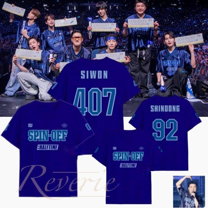 BAJU KAOS MEMBER SUPERJUNIOR ASIA TOUR 2024 TSHIRT KONSER ELF NOBAR SUJU SUPER JUNIOR SPINOFF HALFTI