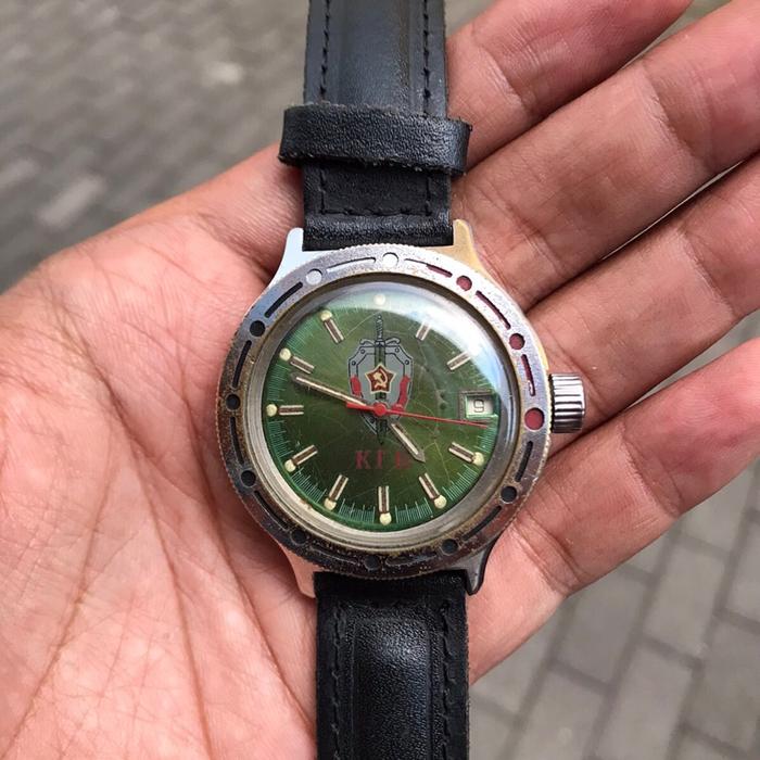 Jam Soviet / Rusia KGB Fungsi Normal Manual Winding