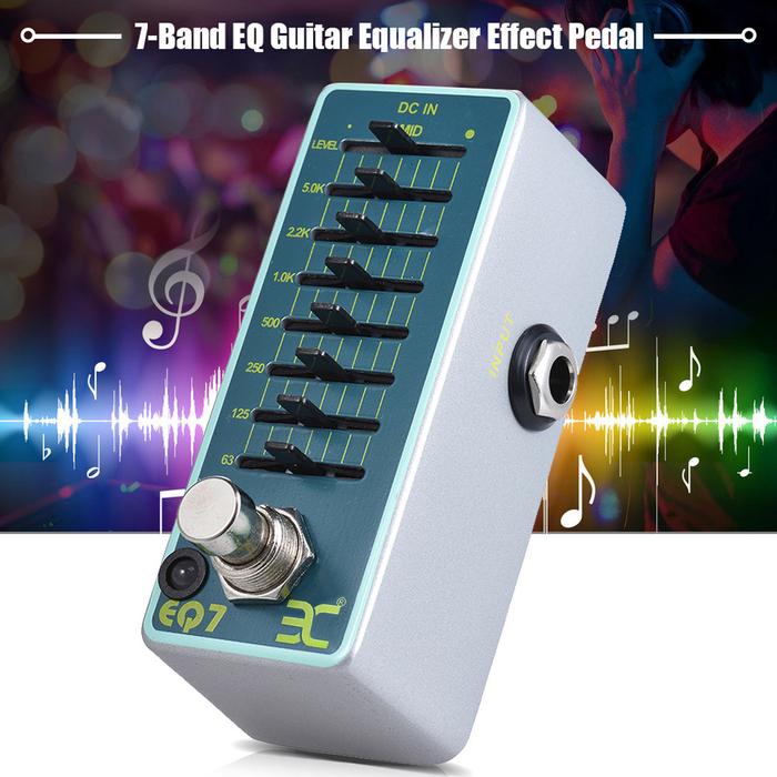 ENO EX EQ7 Guitar Equalizer Effect Pedal 7-Band EQ Full Metal Shell