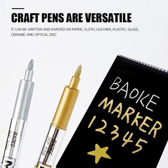 COD Pena Tanda Tangan Warna Metalik Pena Tanda Tangan Emas Pena Tanda Album Kartu Ucapan