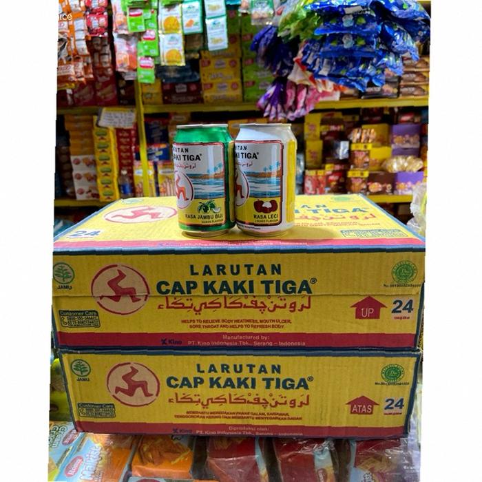 LARUTAN KALENG CAP KAKI TIGA DUS ( 24 X 330ML ) | Kekinian