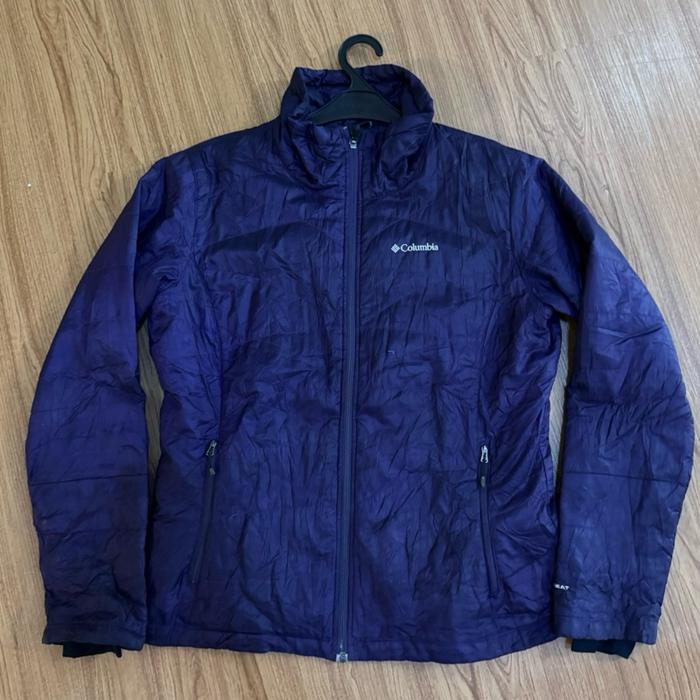 Jaket Bulu Angsa Columbia Omni Heat Ungu Size XL - 68 x 59