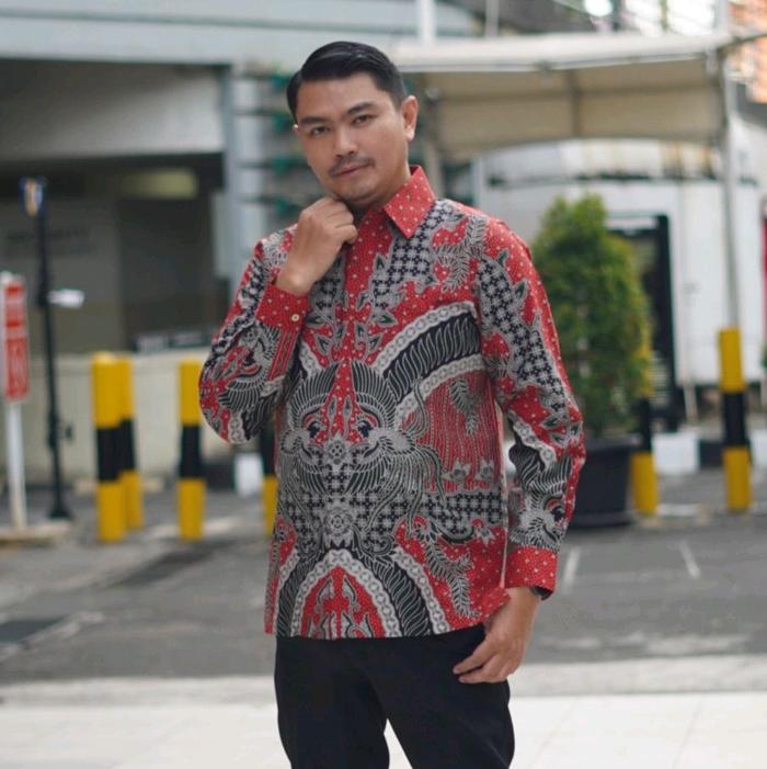 Batik Eyang Putri-Kemeja Katun Lengan Panjang