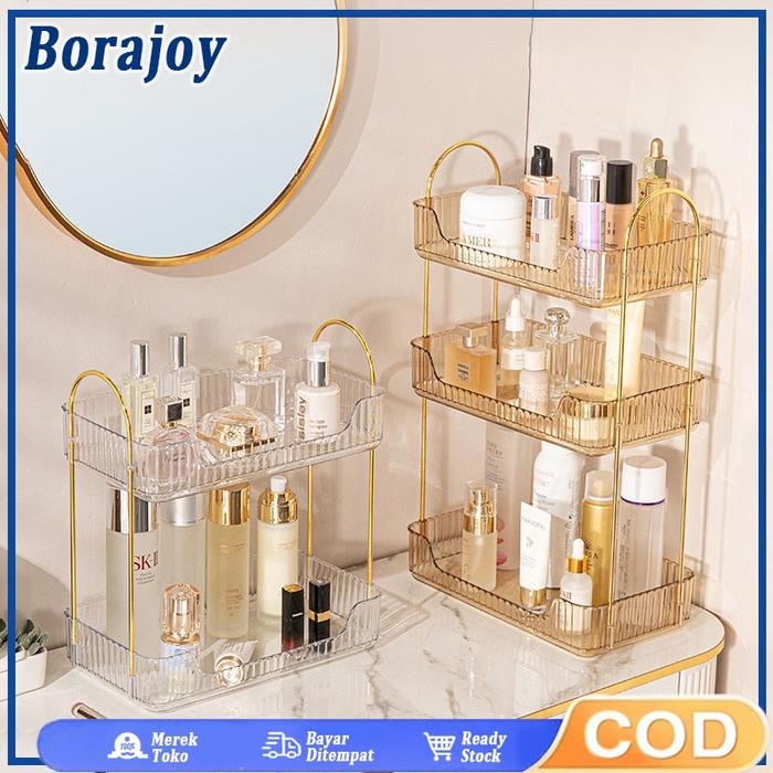 Rak Aqua Gelas Estetik Rak Serbaguna Tempat Kosmetik Tempat Aqua Gelas Estetik Mewah