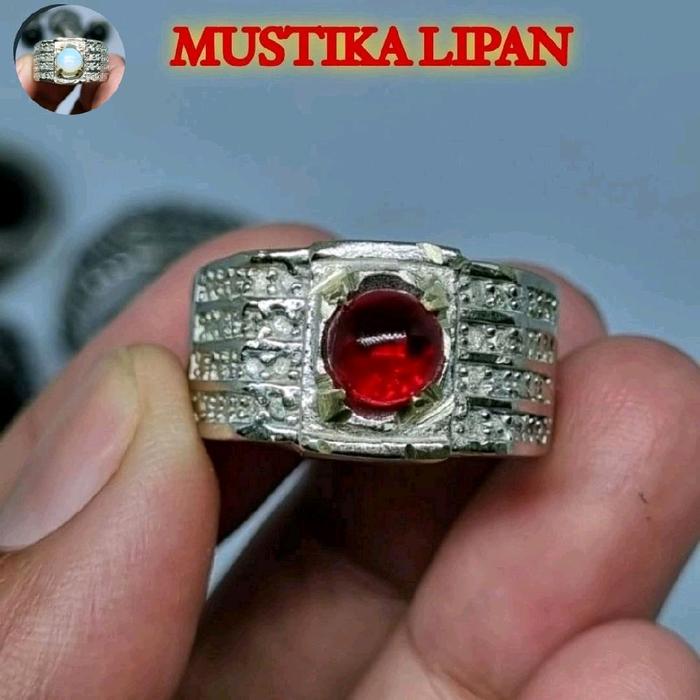 CINCIN MUSTIKA LIPAN MINI BULAT / CINCIN BATU AKIK LIPAN