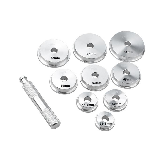 Universal Bearing Installer and Seal Bushing Driver Install Set for Automotive Wheel Bearings Press 