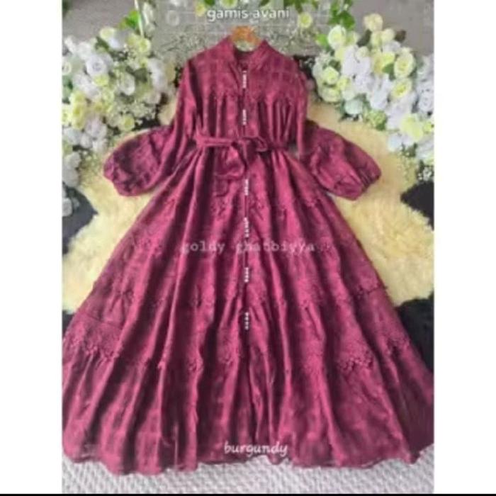 gamis gratias ceruty sifon sutra Muslim