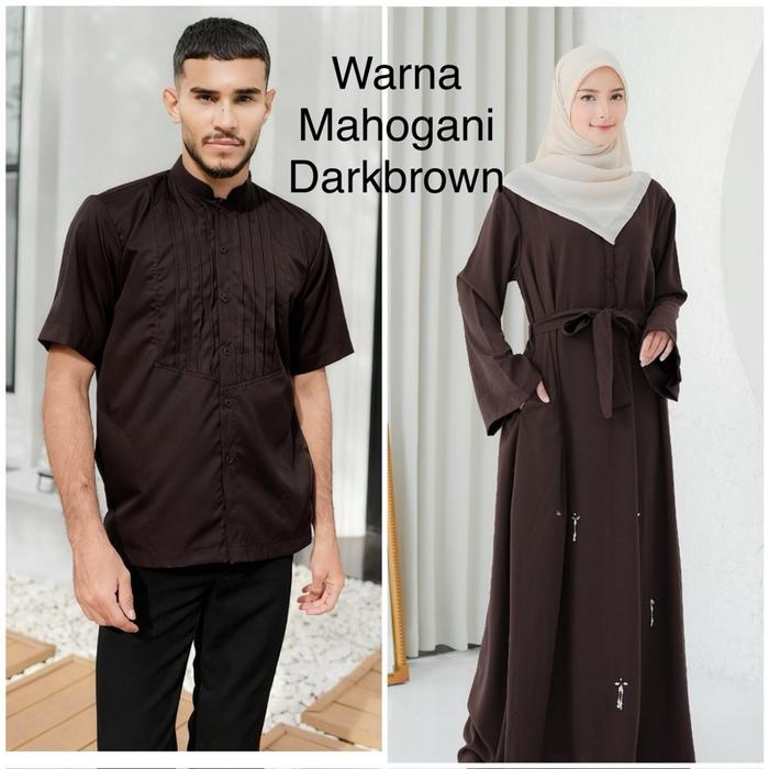 SARIMBIT AZZURA DRESS BASIC ABAYA Forzaleta Premium - Abaya Maroon Hitam - Bahan Jetblack - Polos Ab